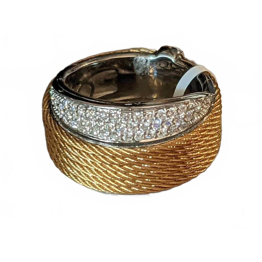 NEW ALOR women's peekaboo ring in yellow - Picture 2 of 2
